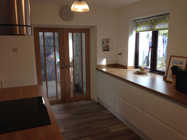 Malmesbury, new kitchen and utility room