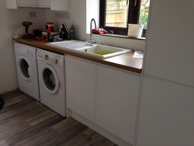 Malmesbury, new kitchen and utility room